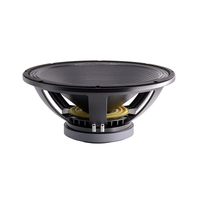 Subwoofer en ferrite de 18 pouces, 2400W, 32-1000Hz, 8 ohms, bobine vocale en cuivre, haut-parleur professionnel pour système de sonorisation en ligne