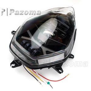 Faro LED E9 para Motocicleta, Luz Delantera con Haz Alto y Bajo DRL, Montaje para <span class=keywords><strong>Suzuki</strong></span>, DL650, DL1000, DL 650, 1000, 2014, - Product Image 4