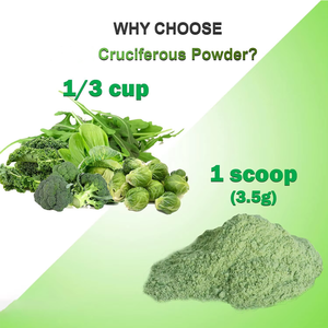 Poudre de mélange de superaliments verts cruciformes OEM 150g – Complément alimentaire sans gluten et végétalien (Chou, Chou frisé, Brocoli, Pois de Bruxelles) - Product Image 4