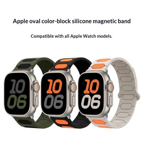 สายนาฬิกาซิลิโคนแม่เหล็กคุณภาพสูง แข็งแรงทนทาน สำหรับ Apple Watch Band IWatch S11/10/9/Ultra3 - Product Image 2