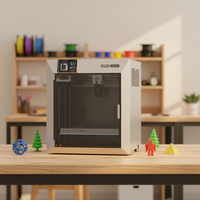 Imprimante 3D FDM industrielle automatique MAX4 avec volume d'impression de 390x390x340mm, connectivité USB/WiFi, calibrage entièrement automatique