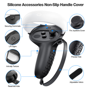 Accessoires de Jeu en Réalité Virtuelle QANYOJOU Nouveaux et de Haute Qualité, <span class=keywords><strong>Casque</strong></span> Complet en Matériau EVA Conçu Ergonomiquement pour <span class=keywords><strong>Meta</strong></span> - Product Image 4