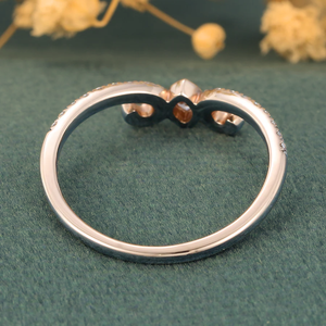 Élégant Vintage Art Déco 925 Bague en Argent Sterling Lab-Créé Diamant À La Main Élégant Déclaration Pièce En Vrac Produit - Product Image 4