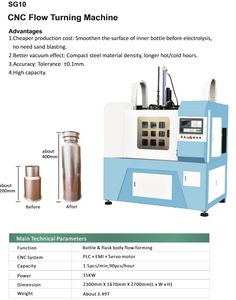 Hydraulische Durchfluss formung CNC-Durchfluss spinn maschine - Product Image 3