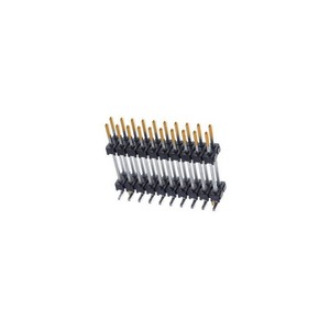 Conector TW-10-06-<span class=keywords><strong>L</strong></span>-D-430-SM-A-P-TR 20P, Espaciador de Cabezal Flex Stack, Conector TW de 2.00 mm, Chapado en Oro, Montaje en Superficie - Product Image 1