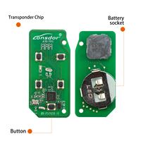 Clé intelligente universelle LONSDOR pour Land Rover & Jaguar 2010-2018 315/433MHz Télécommande 2-en-1
