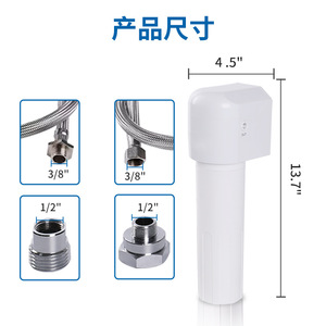 เครื่องกรองน้ำใต้ซิงค์ WFC5300A ความจุ 5.68 ลิตรต่อนาที พร้อมระบบกรองล่วงหน้าสำหรับก๊อกน้ำในครัว กำจัดคลอรีน - Product Image 4