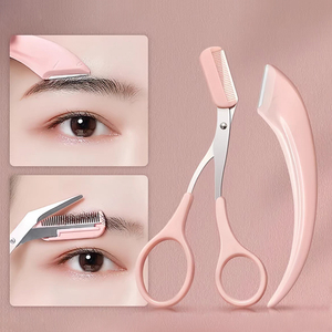 Kit <span class=keywords><strong>de</strong></span> 3 Piezas para Depilar Cejas, Tijeras <span class=keywords><strong>de</strong></span> Precisión para Principiantes, Herramientas Profesionales para el Cuidado <span class=keywords><strong>de</strong></span> las Cejas con Recortador - Product Image 4