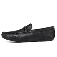 Mocassins habillés pour hommes en cuir véritable Chaussures de bureau d'affaires de luxe Chaussures en cuir de fête à semelle extérieure Oxford