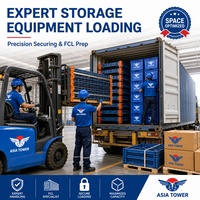 Équipement de stockage, expédition maritime LCL+Express via DHL/UPS/FedEx, expédition en 2 jours, livraison DDP porte-à-porte pour les racks et les caisses de manutention en plastique