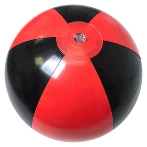 Pelota de playa inflable para niños, juguete de playa clásico de Color arcoíris, para fiesta de verano - Product Image 1