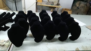 Présentoir pour bijoux avec revêtement en cuir Vente en gros Présentoir pour bijoux en matériau personnalisé Présentoir pour bijoux design - Product Image 3