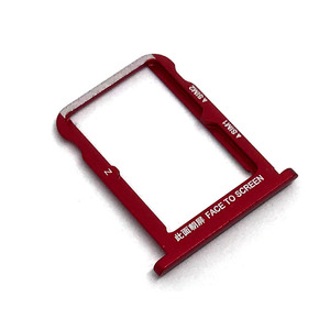 Bandeja para tarjeta SIM dual Xiaomi roja para Mi A2 Mi6X Face To Screen - Product Image 1