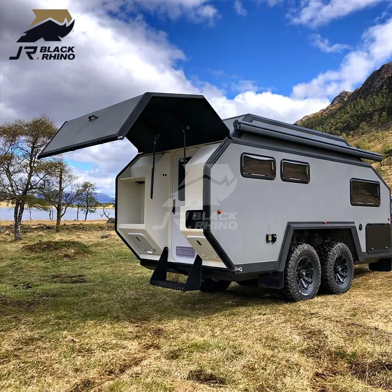 OTR rimorchio tradizionale australian standard caravan mini rv trailer off road caravan in vendita