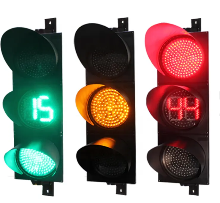 Hot Sell Traffic Light Manufacturers Traffic Warning Light With Countdown Timer