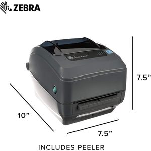 Zebra GX420t Thermal <b>Printer</b> 4 In Print Width USB Serial Ethernet Label <b>Receipt</b> Barcode Desktop Model - Product Image 6