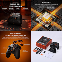 Control Inalámbrico GALE para Juegos Multiplataforma, para PC, Consola Móvil, Negro-Blanco, con SDK Disponible