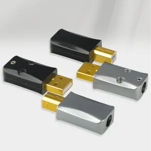 قابس ذهبي USB A بمقبس منزلي معدني من النوع C مع ملحقات منزلية من مجموعة اصنعها بنفسك مقبس ذكر USB B
