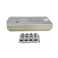 Clavier numérique métallique OEM en acier inoxydable étanche avec rétroéclairage LED pour contrôle d'accès, modèle panneau matriciel