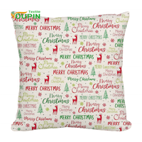 Vente en gros de housse de coussin 40x40cm coton lin taie d'oreiller tricotée unie ébauches pour la maison hôtel oreiller à sublimation
