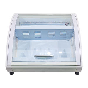 Meisda SC15 <strong>Counter</strong> <strong>Top</strong> Mini Chocolate <strong>Fridge</strong> 15L LED Light for Convenience Store Display Cooler with Single Door - Product Image 6
