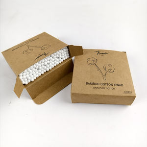 Bâtonnets de <span class=keywords><strong>coton</strong></span> biodégradables écologiques en papier et en <span class=keywords><strong>bambou</strong></span> - Product Image 4