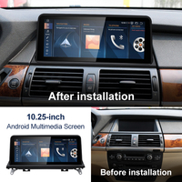 Stwei 2025new Id6 Id7 Id8 Android 13 Qualcomm680 Snapdragon6225 8 Go 256 Go 10,25 pouces pour BMW E70 X6 E71 2005-2013 Voiture Carplay