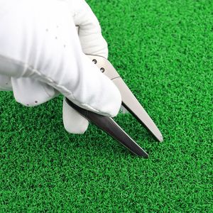 <b>Golf</b> Divot Tool Zinc Alloy Short Chain Convenient Green Fork For <b>Golf</b> Course Repair - Product Image 4