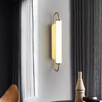 Lámpara de Pared LED de Estilo Artístico, de Hierro Mate, con Tiras Largas, para Decoración de Paredes de Cafeterías, Habitaciones de Huéspedes y Fondo de TV