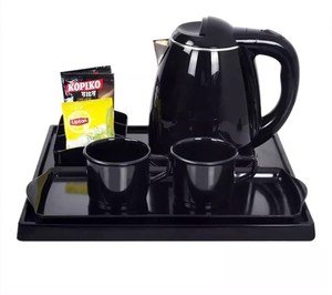 Sachet Ikoo Set ketel listrik profesional, Set ketel listrik dua dek Hotel kelas dengan nampan produk terlaris 1,2l - Product Image 1