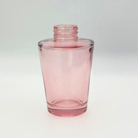 Bouteille d'arôme simple européenne de 100 ml en gros avec couvercle en bois massif, diffuseur de parfum à bâtonnets sans flamme, flacon vide en stock