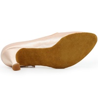 Chaussures de danse Standard professionnelles BD chaussures de danse latine mariage chaton talon couleur nue Jazz chaussures de danse de salon modernes pour les femmes