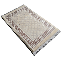 Tapis de prière islamique de luxe, fabriqué à la machine, rembourré, en éponge pour un confort ultime, utilisation à la maison et en voyage, antidérapant, super doux