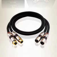 Câble XLR anti-parasitage haute pureté mâle-femelle, cordon audio HIFI équilibré pour microphone et table de mixage de studio