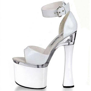 Sandalias de Plataforma con Tacón Alto de 18 cm para Mujer, Color Rojo, Suela de ABS, para Verano, Pole Dance y Desfiles - Product Image 2