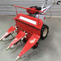 Faucheuse de ferme à essence de mini machine à couper les tiges de piment Faucheuse de paddy multifonctionnelle pour le riz et le blé