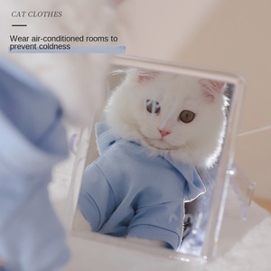 Vêtements d'été légers pour chats, en tissu de laine, résistants aux animaux domestiques, pour chatons mignons, adaptés aux espaces climatisés, y compris pour chats de petite taille - Product Image 4