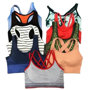 0.78 Dollar Model GJX002 Bra Ready Ship Large Breasts Padded Women Sports Bra With Many Colors