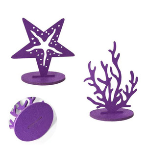Decoración para Fiesta Temática <span class=keywords><strong>de</strong></span> la Sirenita, Decoración <span class=keywords><strong>de</strong></span> Mesa <span class=keywords><strong>de</strong></span> Fieltro con Caballitos <span class=keywords><strong>de</strong></span> <span class=keywords><strong>Mar</strong></span>, Algas Marinas, Corales y Estrellas <span class=keywords><strong>de</strong></span> <span class=keywords><strong>Mar</strong></span> - Product Image 2