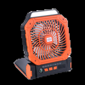 Nouveau ventilateur solaire d'extérieur pour camping, recharge USB, portable, vent puissant, minuterie, pêche, camping, banque d'alimentation, veilleuse - Product Image 6