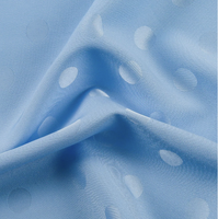 Tissu Jacquard à Pois en Soie Synthétique, Satin Jacquard en Polyester, Matière pour Robe de Pyjama Printemps-Été