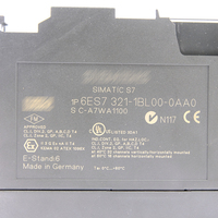 Controlador de Programación PLC Original 6ES7321-1BL00-0AA0, 6ES73211BL000AA0, 6ES7 321-1BL00-0AA0, SIMATIC S7-300, PLC Siemens