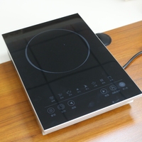 Nouveaux arrivages Tables en céramique à bas prix Cuisinière électrique à induction à brûleur unique Plaques de cuisson au gaz Contrôle tactile Chauffage rapide