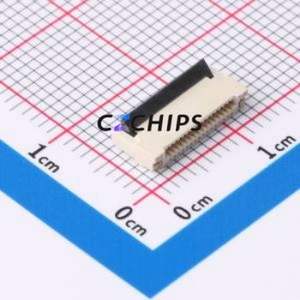 FPC-0.5HF-16PWBR-H20 FFC/FPC Connector SMD,P=0.5mm,Connector Flip Cover Type Double Side Contact / Top Bottom Contact 16P 0.5mm - Product Image 1