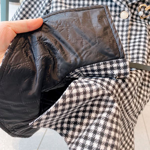 Ropa Infantil al por Mayor, Vestido Abrigo a Cuadros de Manga Larga para Niña, Invierno - Product Image 5