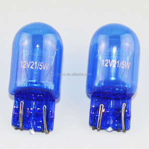 Bombilla de Repuesto para Automóvil 7443 W21/5W, Luz Blanca Súper Clara T20, Vidrio Azul Natural, Bombilla Halógena de Xenón para Faros Delanteros - Product Image 3