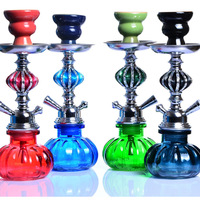 Nouveau Narguilé Mini Chicha Haut de Gamme à Vente Chaude en Céramique, Métal Laqué et Technique Givrée, Finition Miroir Carrée
