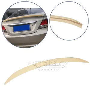 Modified Car Accessories ABS Plastic Carbon Fiber Rear Tail Spoiler For Hyundai Accent 2010 2011 2012 2013 2014 2015 2016