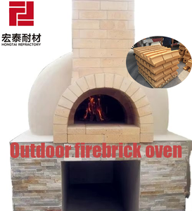 Mattoni Refrattari Premium HONGTAI in Allumina ad Alta Temperatura, Resistenti alle Crepe, 1250-1350°C, <span class=keywords><strong>per</strong></span> Forni Pizza da Esterno e Caminetti - Product Image 1