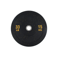 Discos de Goma para Pesas de Competición, Coloridos, de 5-25 kg con Opciones en Libras para Entrenamiento de Fuerza en Gimnasios Comerciales